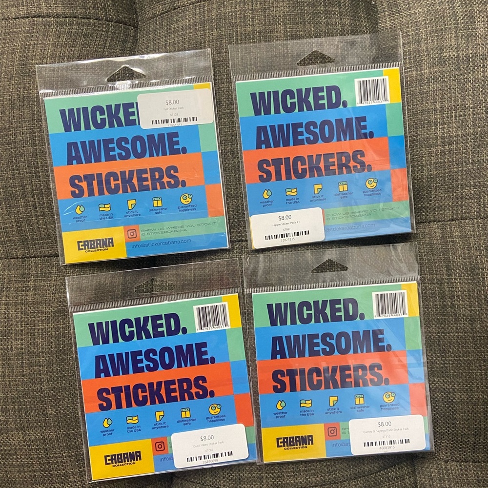 Sticker Cabana Sticker Packs - Picture 2 of 2